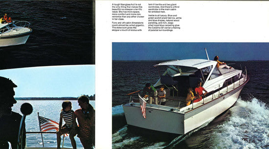 Chris Craft 1970 Catalina Cruisers Brochure