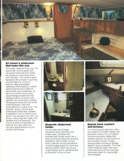Uniflite 48 Yacht Fisherman Brochure
