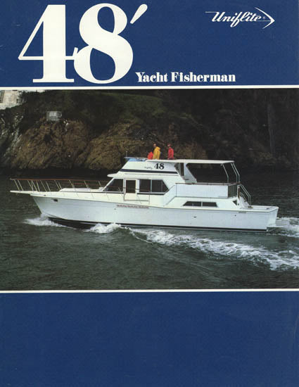 Uniflite 48 Yacht Fisherman Brochure