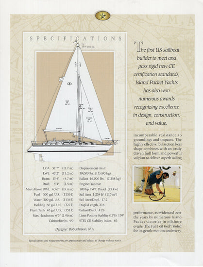 Island Packet 485 Preliminary Brochure