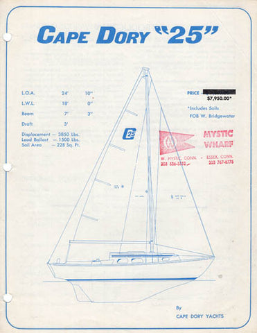 Cape Dory Cape 25 Brochure