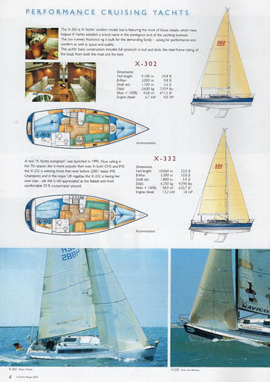 X-Yachts 2002 Brochure