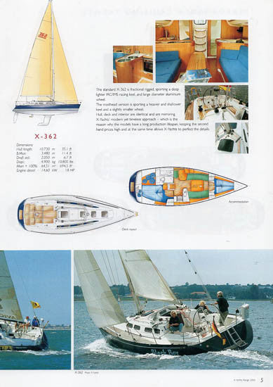 X-Yachts 2002 Brochure