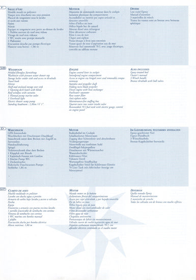Jeanneau Sun Fast 32i Specification Brochure
