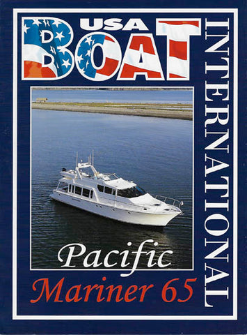Pacific Mariner 65 Boat International Magazine Reprint Brochure