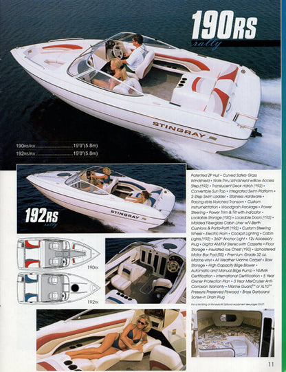 Stingray 1998 Brochure