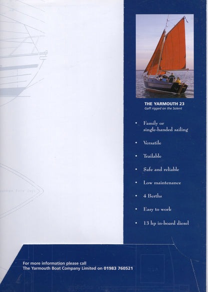 Yarmouth 23 Folder Brochure