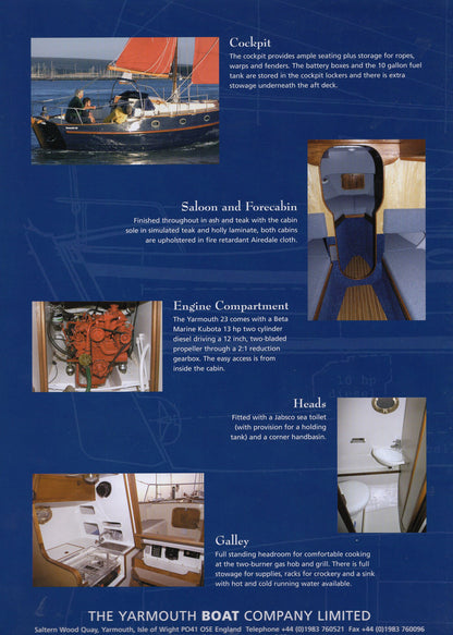 Yarmouth 23 Folder Brochure