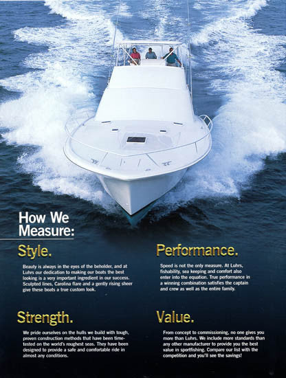 Luhrs 2003 Abbreviated Brochure