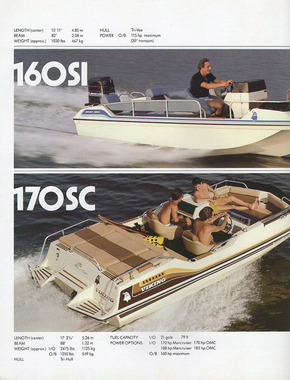 Chris Craft 1983 Sport Decks Brochure – SailInfo I boatbrochure.com