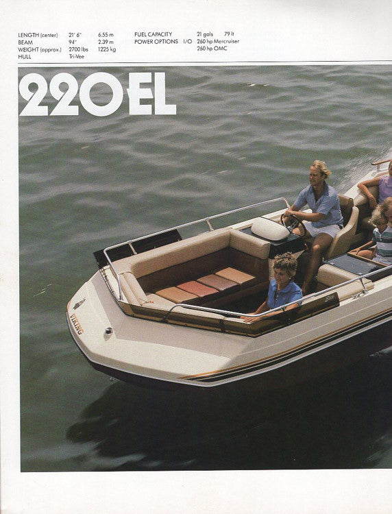 Chris Craft 1983 Sport Decks Brochure