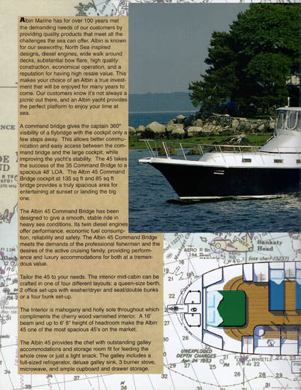 Albin 45 Command Bridge Brochure