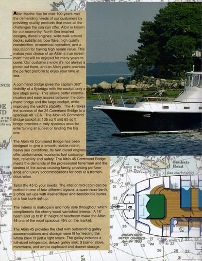 Albin 45 Command Bridge Brochure