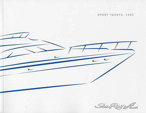 Sea Ray 2003 Sport Yachts Brochure