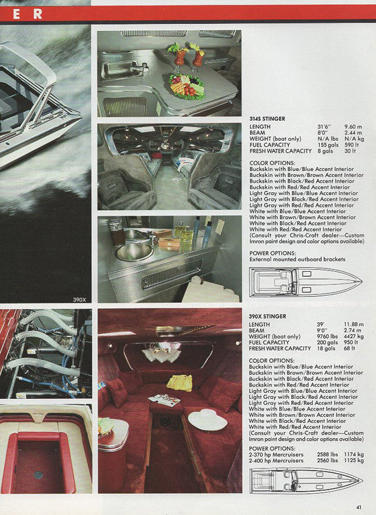 Chris Craft 1985 Sport Boats Brochure