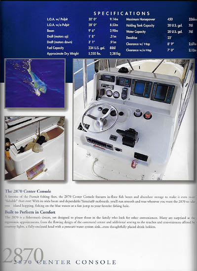 Pursuit 2003 Brochure