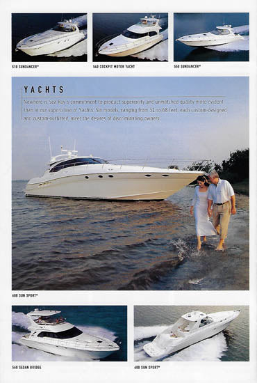 Sea Ray 2003 Full Line Brochure