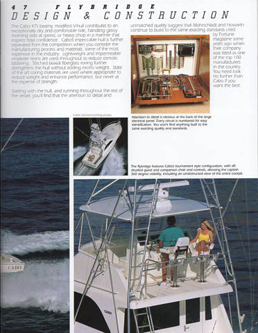 Cabo 47 Flybridge Brochure