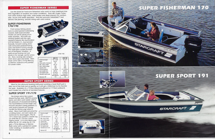 Starcraft 1991 Aluminum Brochure