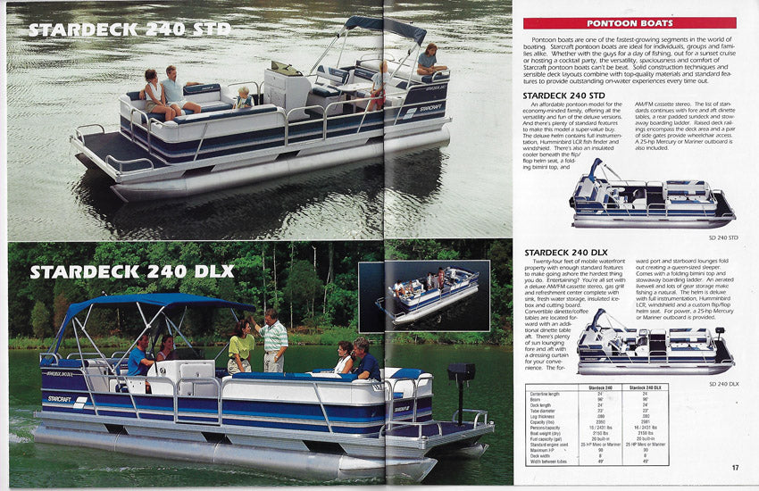 Starcraft 1991 Aluminum Brochure