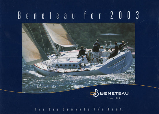 Beneteau 2003 Sail Brochure
