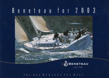 Beneteau 2003 Sail Brochure