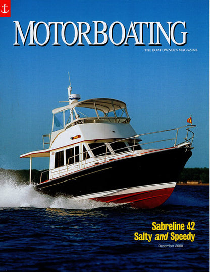 Sabreline 42 Sedan Motorboating Magazine Reprint Brochure