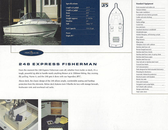 Albemarle 248 Express Fisherman Brochure