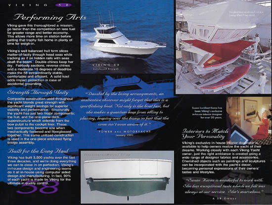 Viking 58 Convertible Brochure