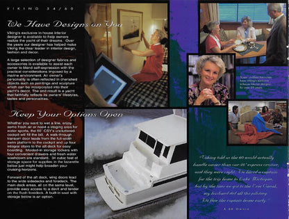 Viking 54 / 60 Motor Yacht / Cockpit Brochure