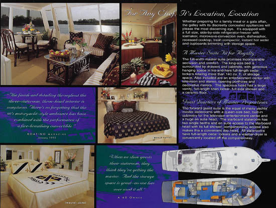 Viking 54 / 60 Motor Yacht / Cockpit Brochure