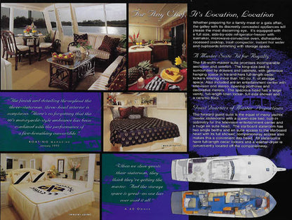 Viking 54 / 60 Motor Yacht / Cockpit Brochure