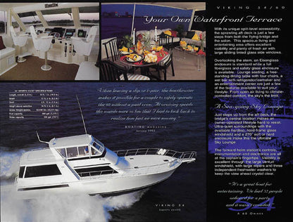 Viking 54 / 60 Motor Yacht / Cockpit Brochure