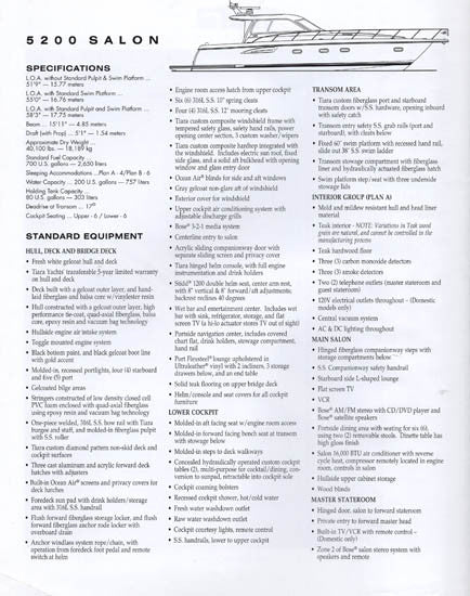 Tiara 5200 Salon Specification Brochure