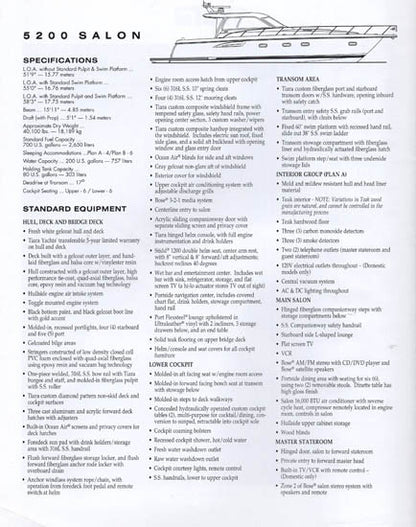 Tiara 5200 Salon Specification Brochure