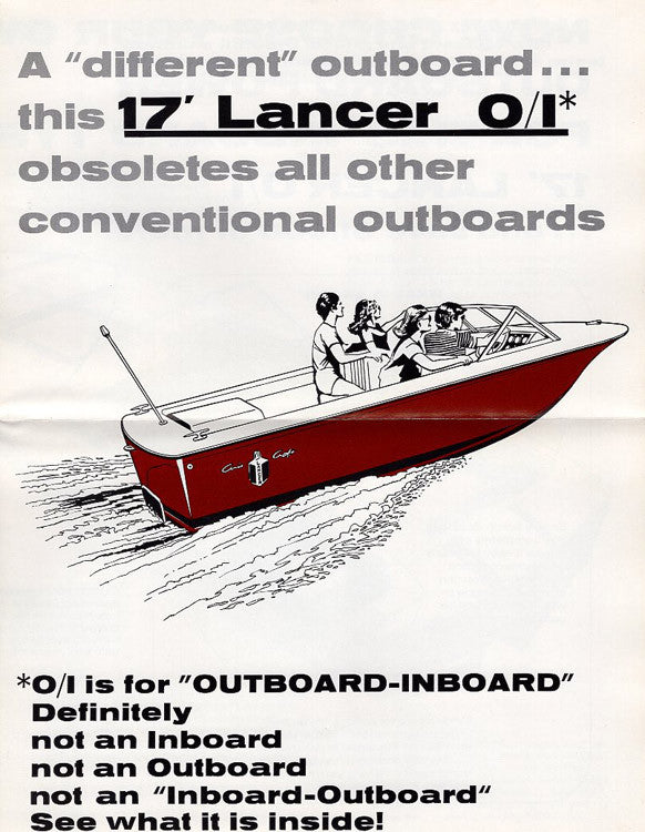 Chris Craft Lancer 17 O/I Brochure