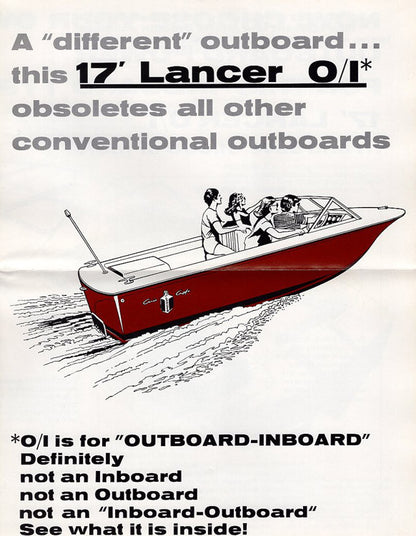 Chris Craft Lancer 17 O/I Brochure
