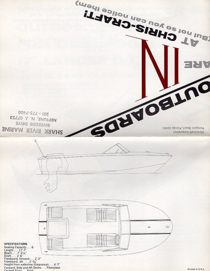 Chris Craft Lancer 17 O/I Brochure