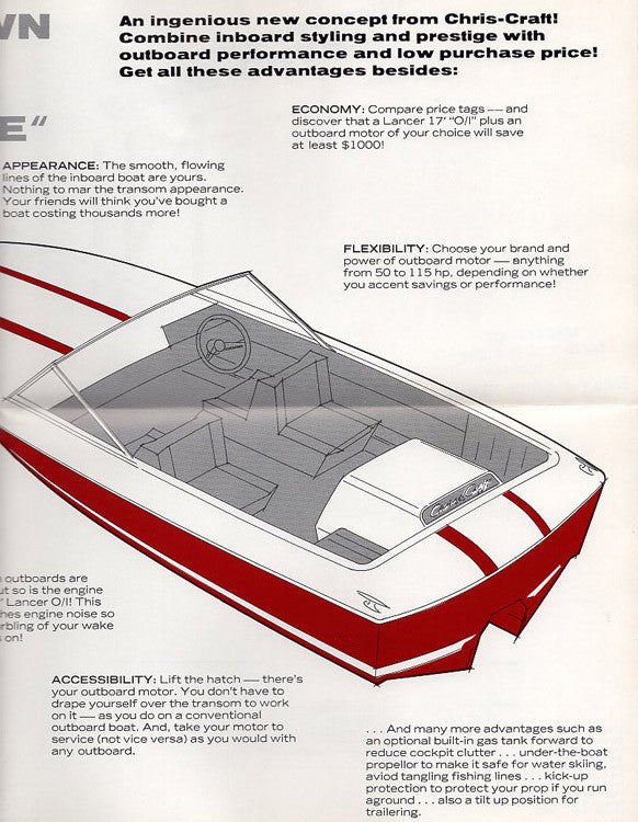 Chris Craft Lancer 17 O/I Brochure