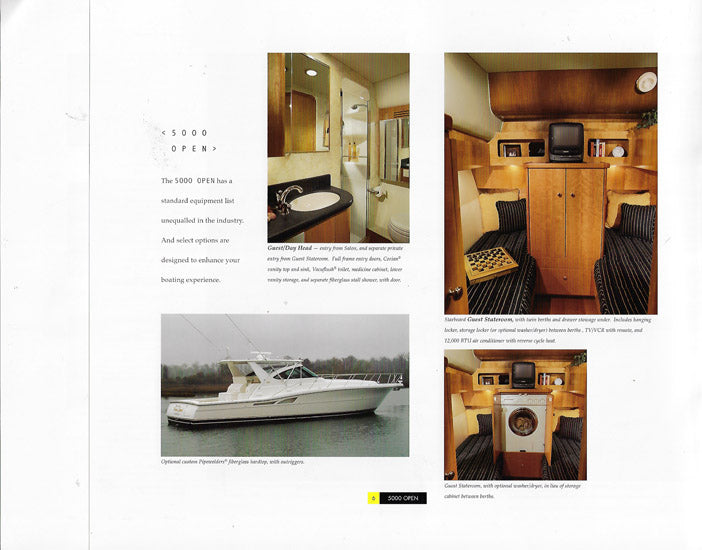 Tiara 5000 Open Oversize Brochure