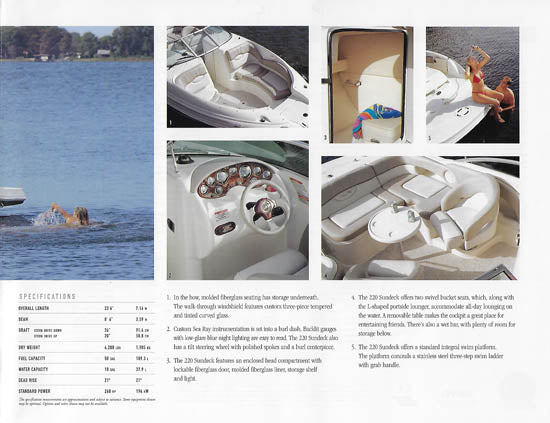 Sea Ray Sundeck 220 Brochure