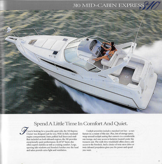 Carver 1997 Oversize Brochure