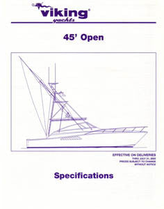 Viking 45 Open Specification Brochure