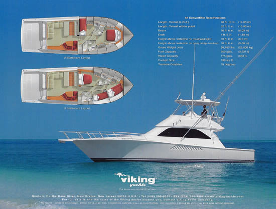 Viking 48 Convertible Brochure