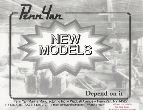 Penn Yan 2001 Brochure