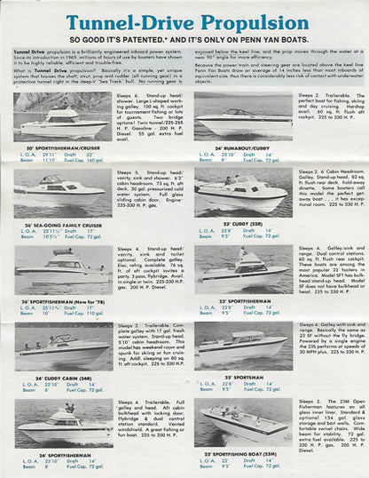 Penn Yan 1970s Brochure