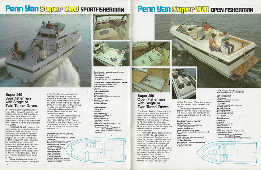 Penn Yan 1983 Yachts Brochure