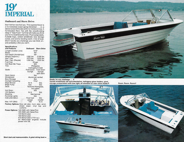 Penn Yan 1978 Outboard Brochure