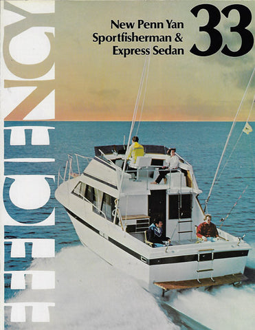 Penn Yan 33 Sportfisherman and Express Sedan Brochure