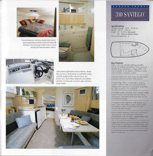 Carver 1996 Oversize Brochure
